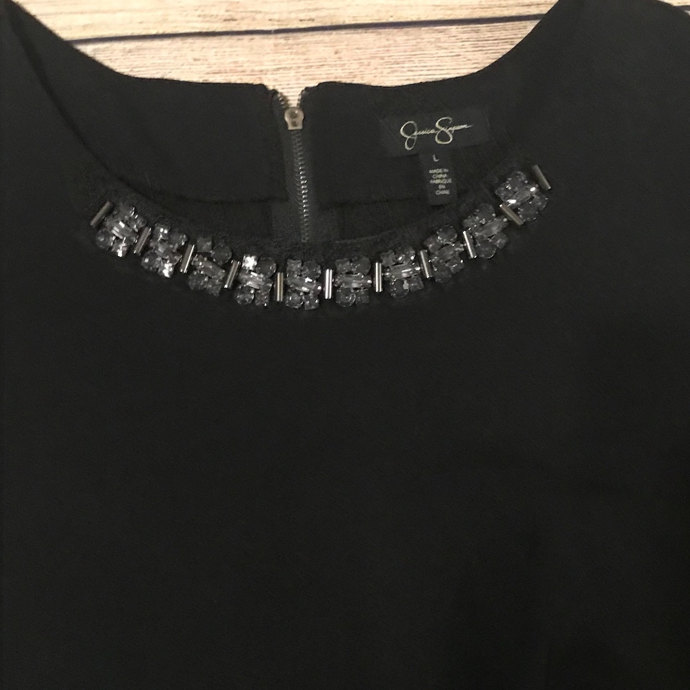 ❗️Sold❗️Beaded Sheath Dress - Jessica Simpson - Picture 3 of 4